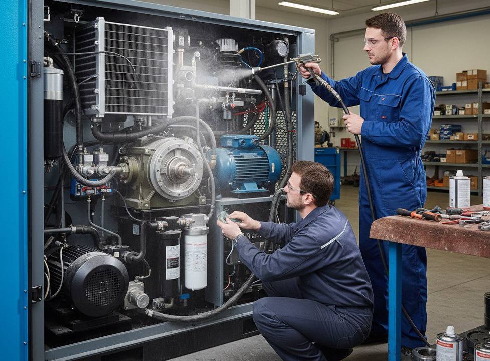 کاربردهای کلیدی کمپرسورهای هوا در صنعت تولید الکترونیک