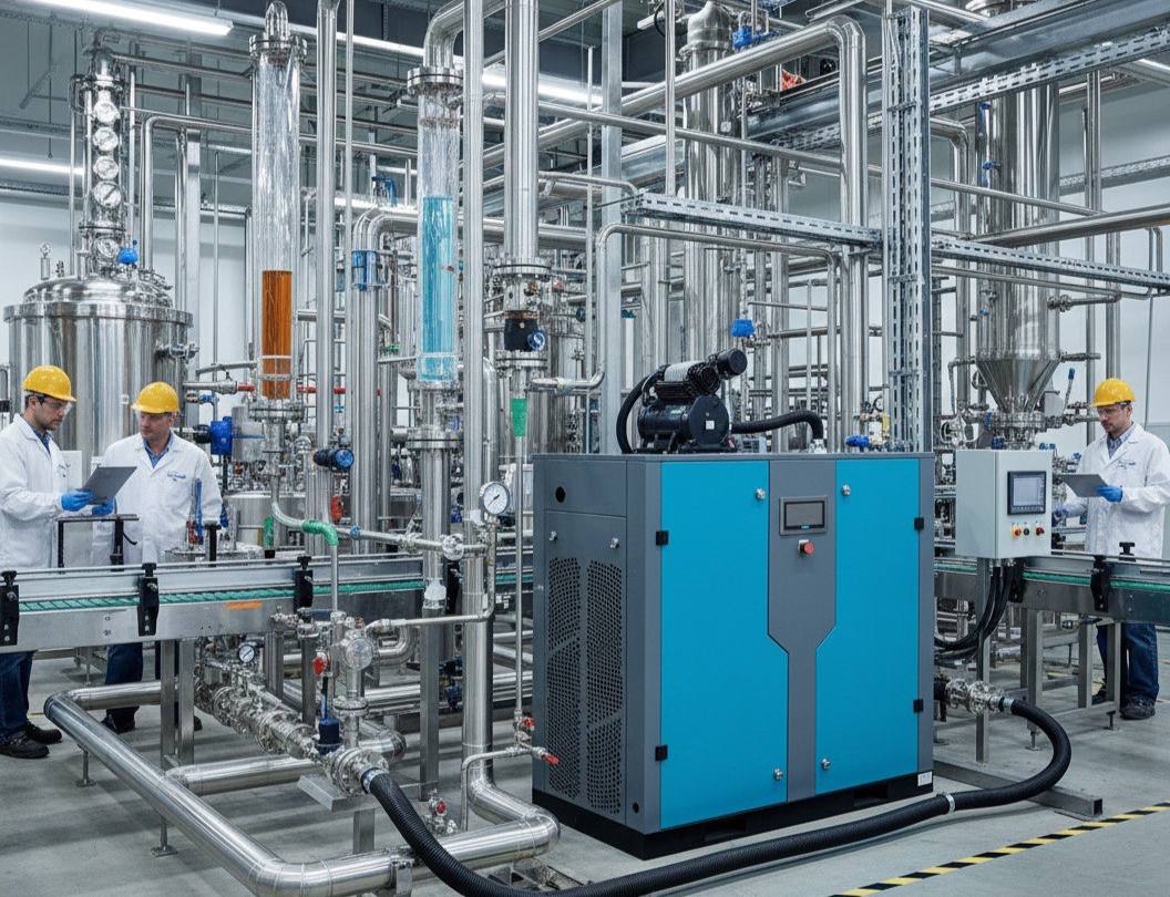 کاربرد کمپرسور هوا برای صنایع شیمیایی