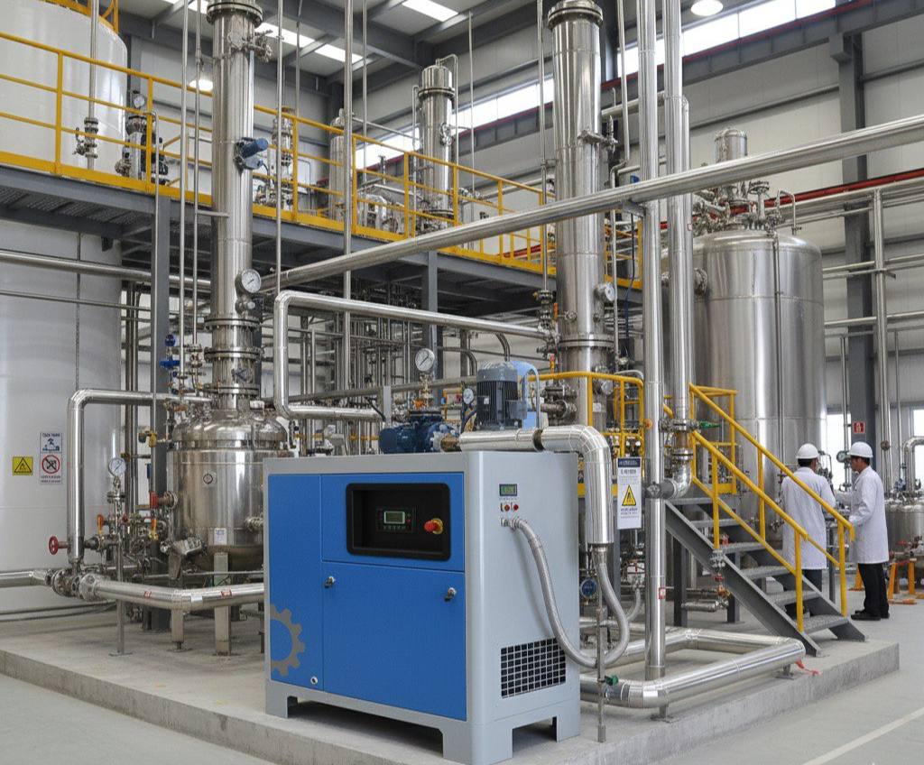 کاربرد کمپرسور هوا برای صنایع شیمیایی