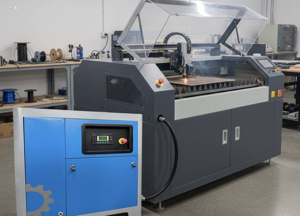 کاربرد کمپرسور هوا در برش لیزری