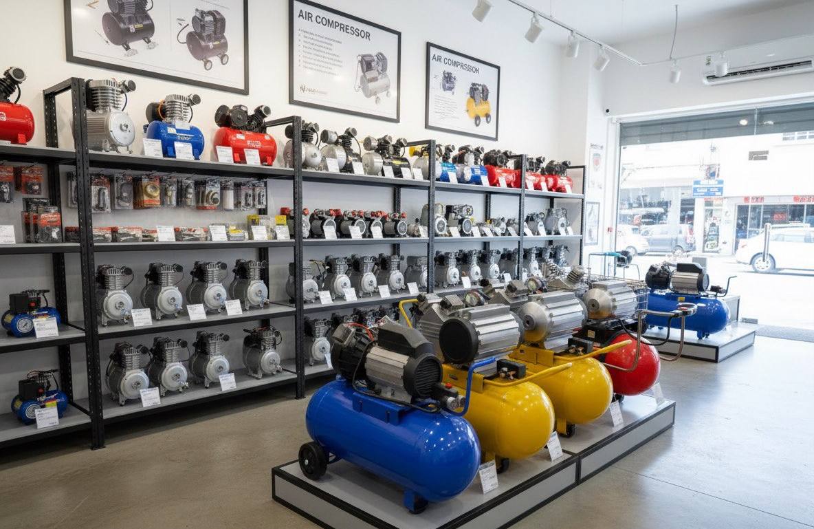 انواع کمپرسور هوا صنعتی