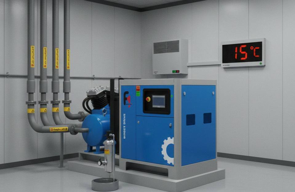 مراقبت از کمپرسور در شروع فصل زمستان یا سرما