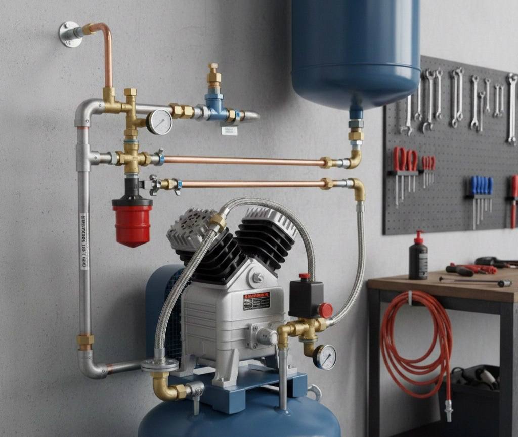 راه اندازی کمپرسور باد