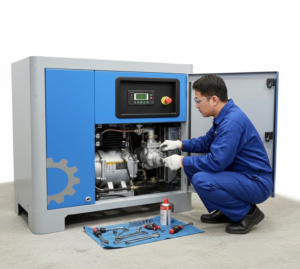 چگونه کمپرسور اسکرو هزینه های انرژی شما را کاهش می دهد؟